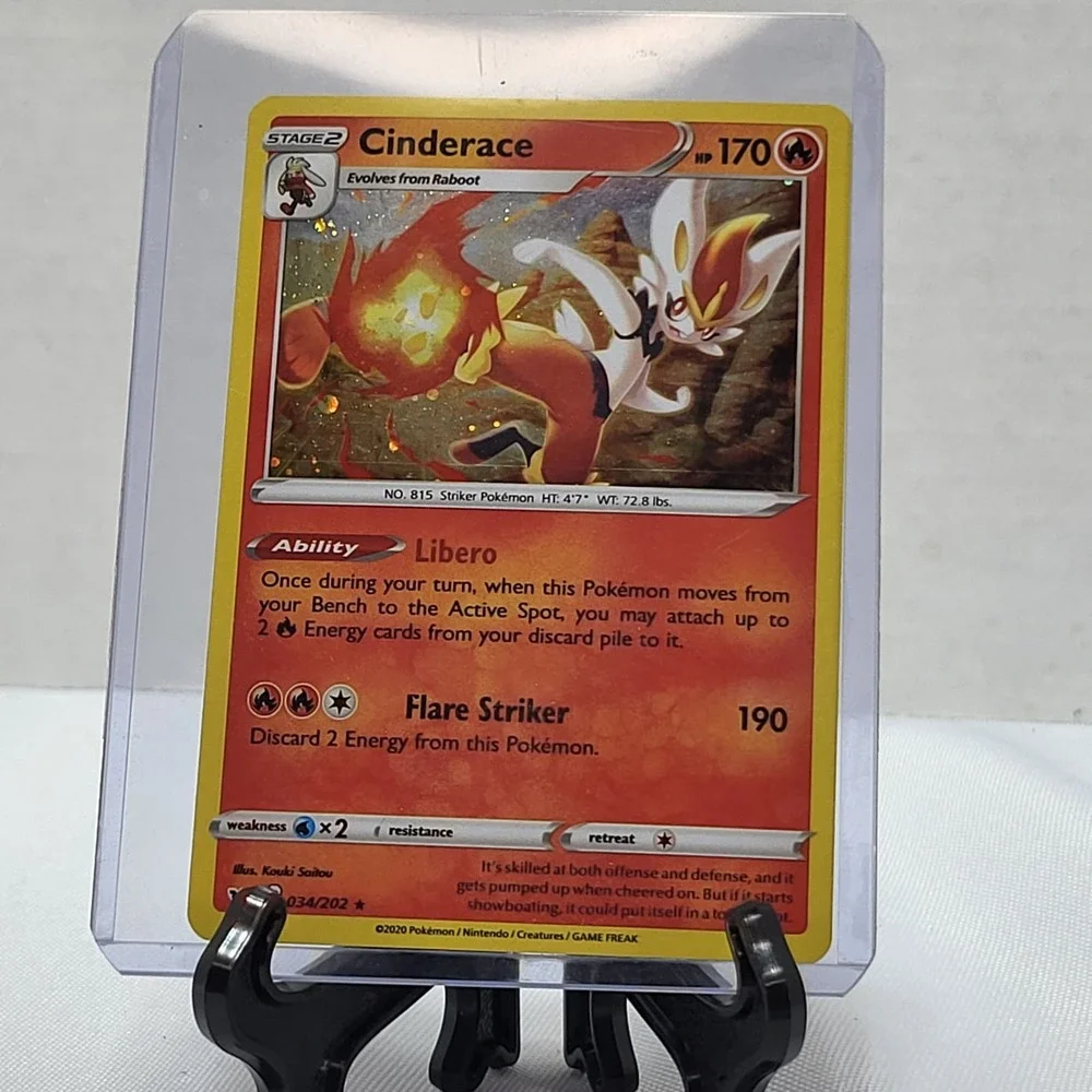 Set of Four Pokemon TCG Galar Power Holographic Cards 2020